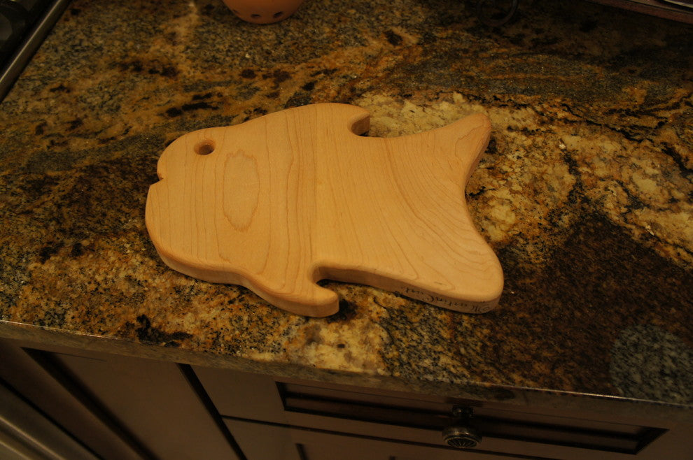 Fish Hard Maple Cutting Board