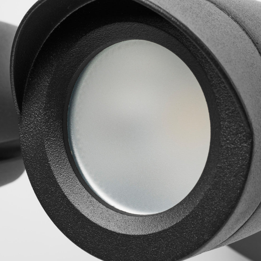 LED Security Light - Dual Head - Black Finish - 3000K