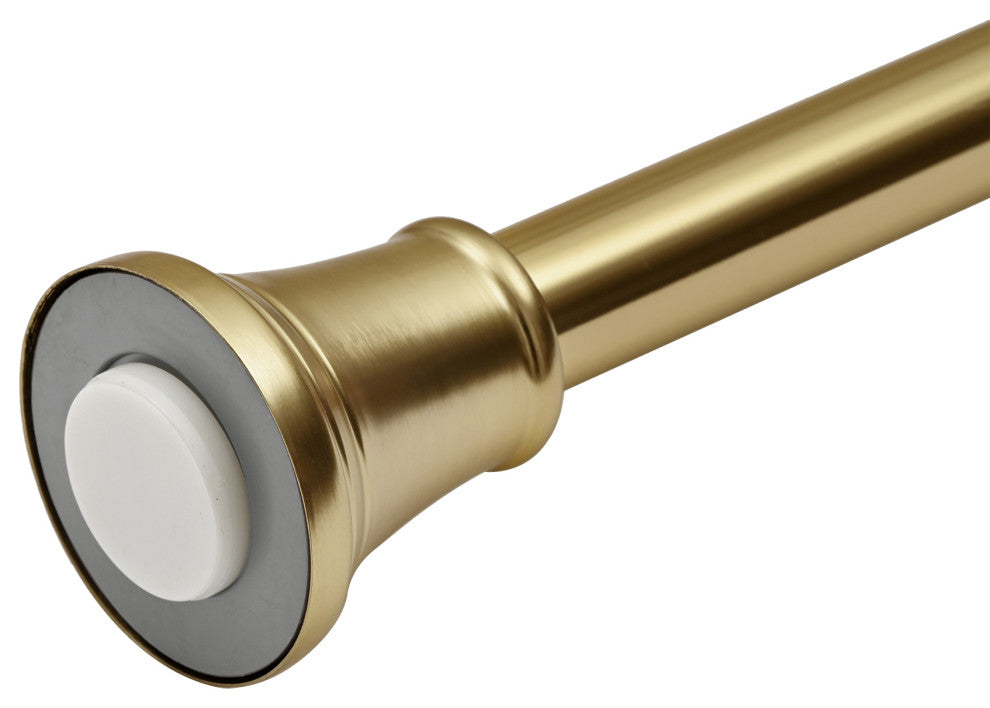Utopia Alley Adjustable 72-Inch Shower Curtain Tension Rod, Gold