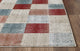 Avalon Checkered Area Rug, Brown, 2' X 7'7 Runner