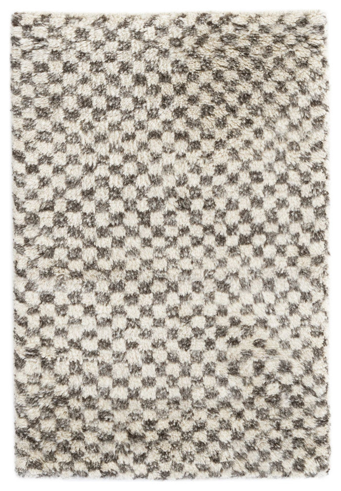 Dash & Albert Citra Grey Hand Knotted Wool Rug, Grey, Runner-2'6" x 8'