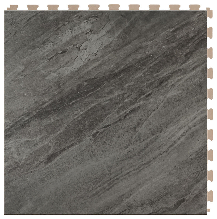 20"x20" Border Opal Luxury Vinyl Tile, Set of 6