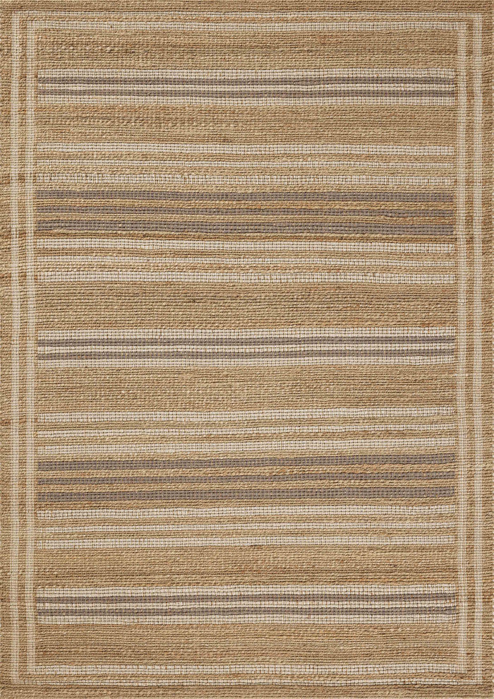 Chris Loves Julia x Loloi Judy Natural / Dove 9''-3" x 13'' Area Rug