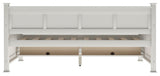 Modern and Rustic Casual Style Daybed, Cream White