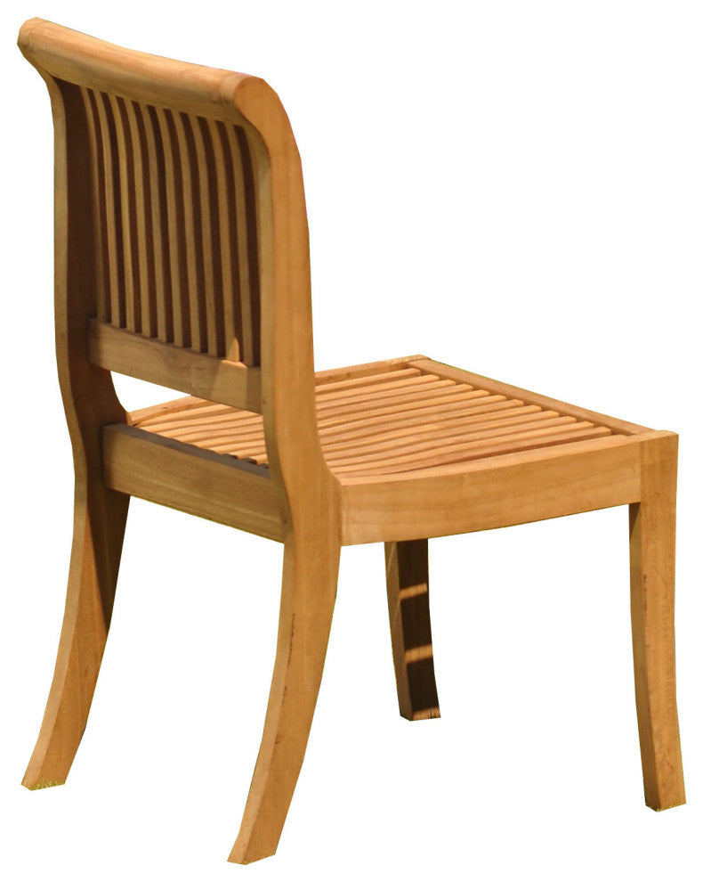 13-Piece Outdoor Teak Dining Set: 117" Extension Oval Table, 12 Giva Chairs