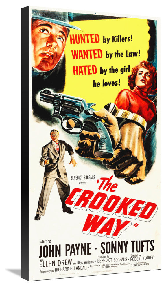 "The Crooked Way" Stretched Canvas Giclee by Hollywood Photo Archive, 16x30"
