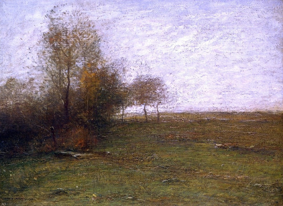 Raoul Paul Maucherat De Longpre Landscape at Feu de Broussailles