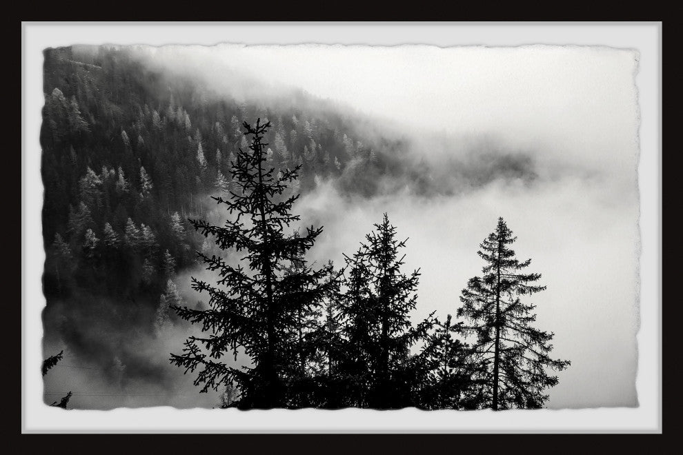 "Cold Frosty Morning" Framed Painting Print, 24x16