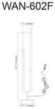 Wand Modern 2 Light Matte Black Metal Floor Lamp