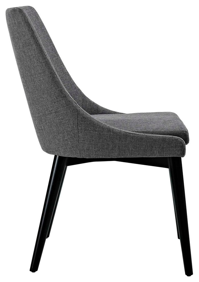 Modern Contemporary Urban Design Kitchen Room Dining Chair, Gray Gray, Fabric