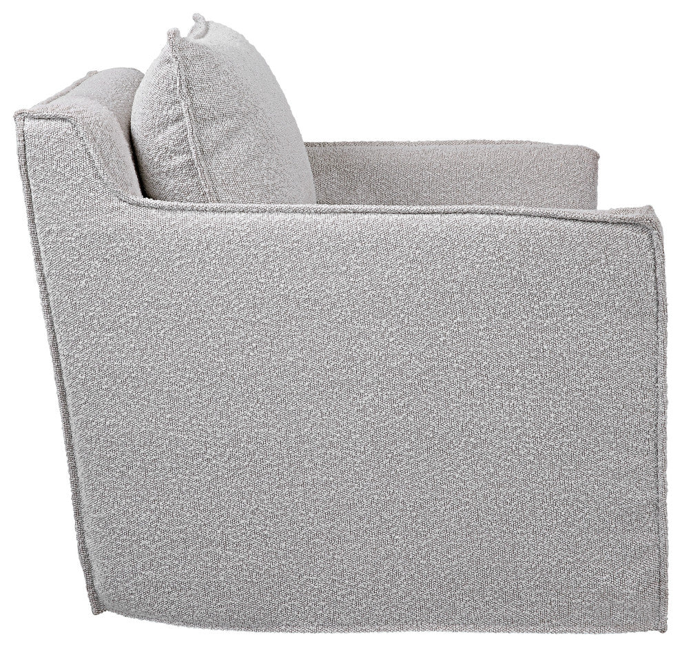 Uttermost Welland Gray swivel Chair