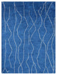 HAND KNOTTED LOOM SILK ECO-FRIENDLY RUGS-5'x8',Rectangle,Blue White,Contemporary
