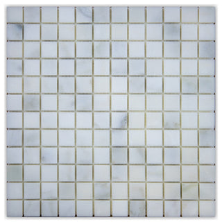 Calacatta Polished 1x1 Marble Mosaic