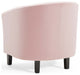 Armchair Accent Chair, Velvet, Pink, Modern, Living Lounge Hotel Hospitality