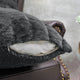Super Mink Throw Pillow Covers, Set of 4, Charcoal, 20''x20''