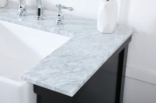 Home Living 22" Farmhouse Black-Light Bathroom Vanity