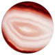 Agate With Chalcedony Geological Crystal, Abstract Disc Artwork, 11"