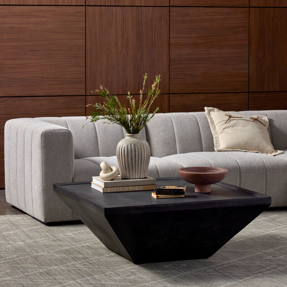 Drake Outdoor Coffee Table-Aged Grey