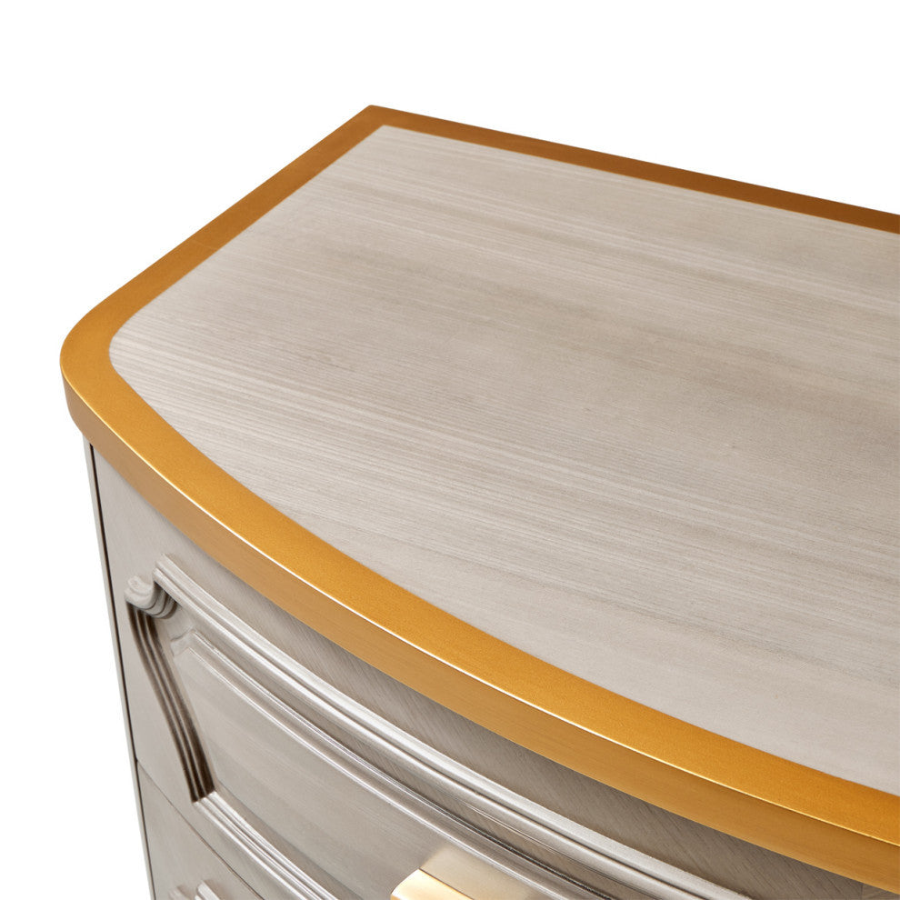 St. Charles 5-Drawer Highboy Chest, Dove Gray