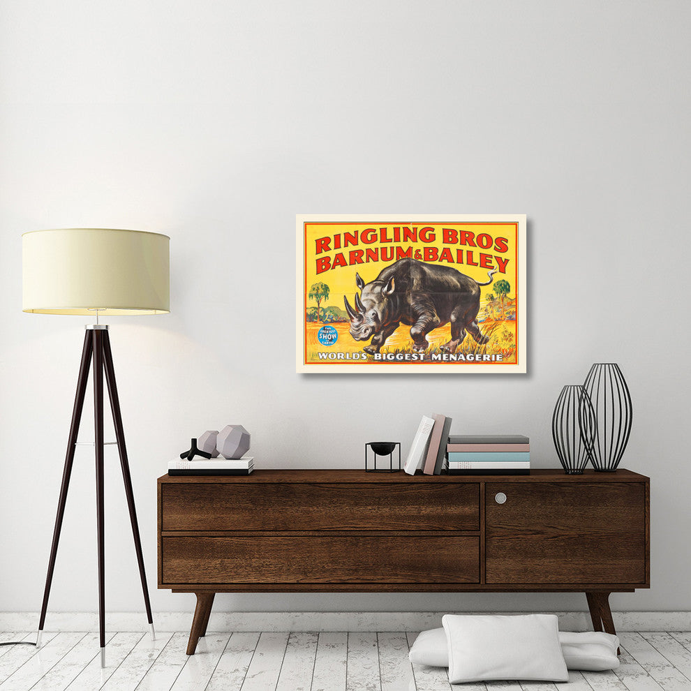 "Circus 1940" Stretched Canvas Giclee by Hollywood Photo Archive, 40x28"