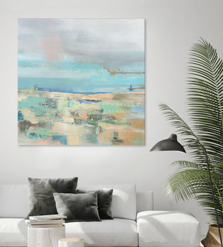 Low Tide I - 54 x 54 by Nancy Ngo