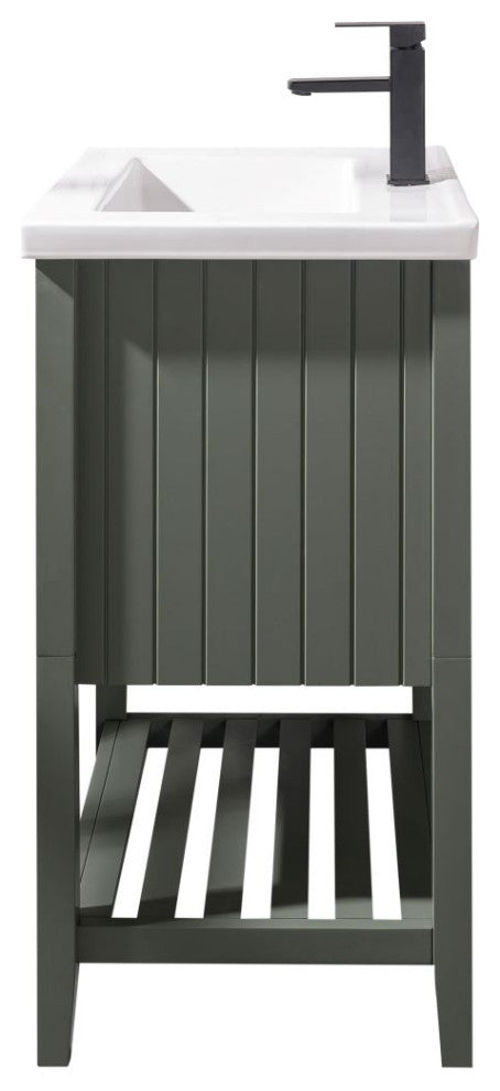 24" Kd Pewter Green Sink Vanity