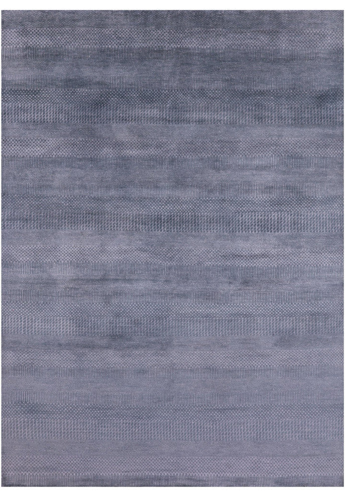 6' 1" X 8' 5" Hand-Knotted Savannah Grass Wool and Silk Rug Q11557