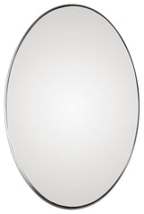 Uttermost Pursley Brushed Nickel Oval Mirror, 9354