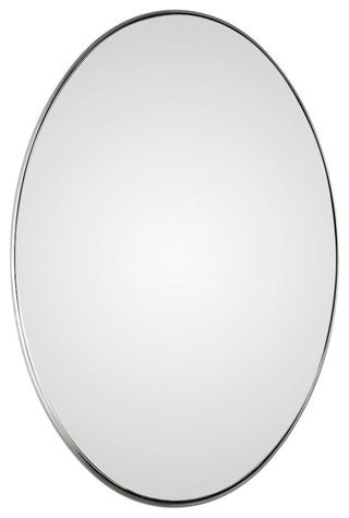 Uttermost Pursley Brushed Nickel Oval Mirror, 9354