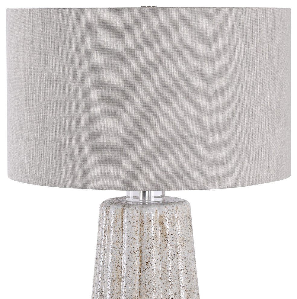 Uttermost Pikes Table Lamp, Stone-Ivory, 28391-1