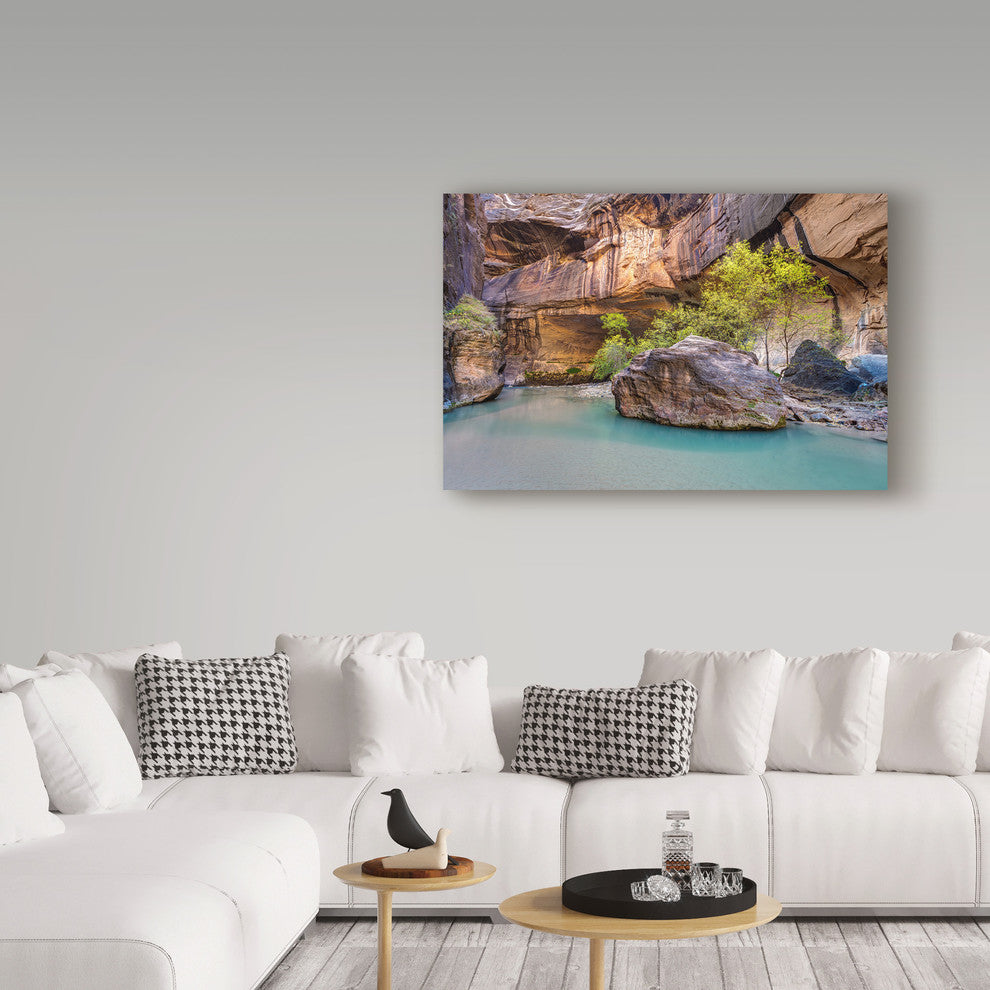 Pierre Leclerc ''Serenity Zion'' Canvas Art, 32"x22"