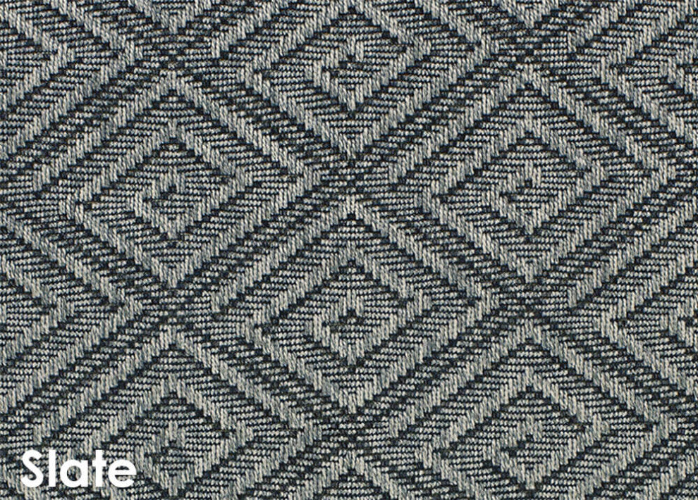 Curacao Custom Cut Indoor Outdoor Area Rug, Slate, 4x10