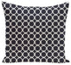 Link Lock Geometric Print Pillow, Bewitching, 16"x16"