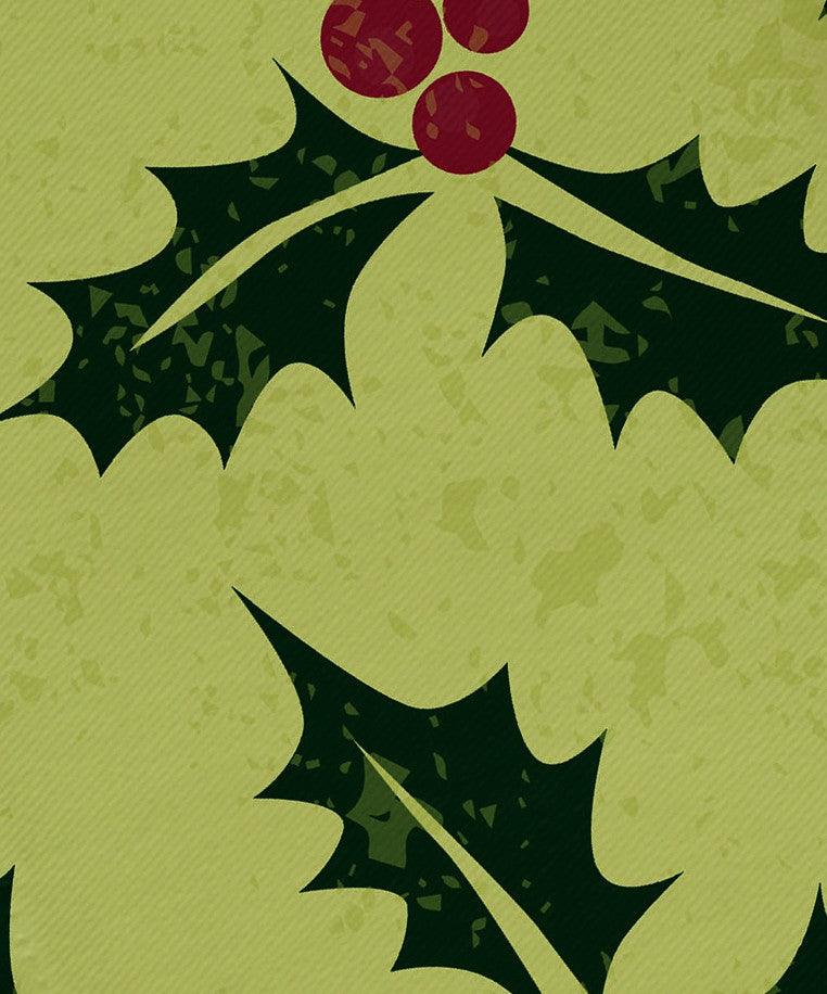 Decorative Holiday Napkin, Set of 4, Green