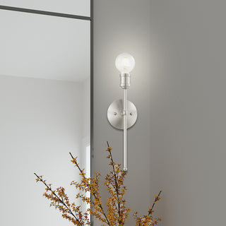 Livex Lighting Lansdale 1 Light Brushed Nickel ADA Single Sconce