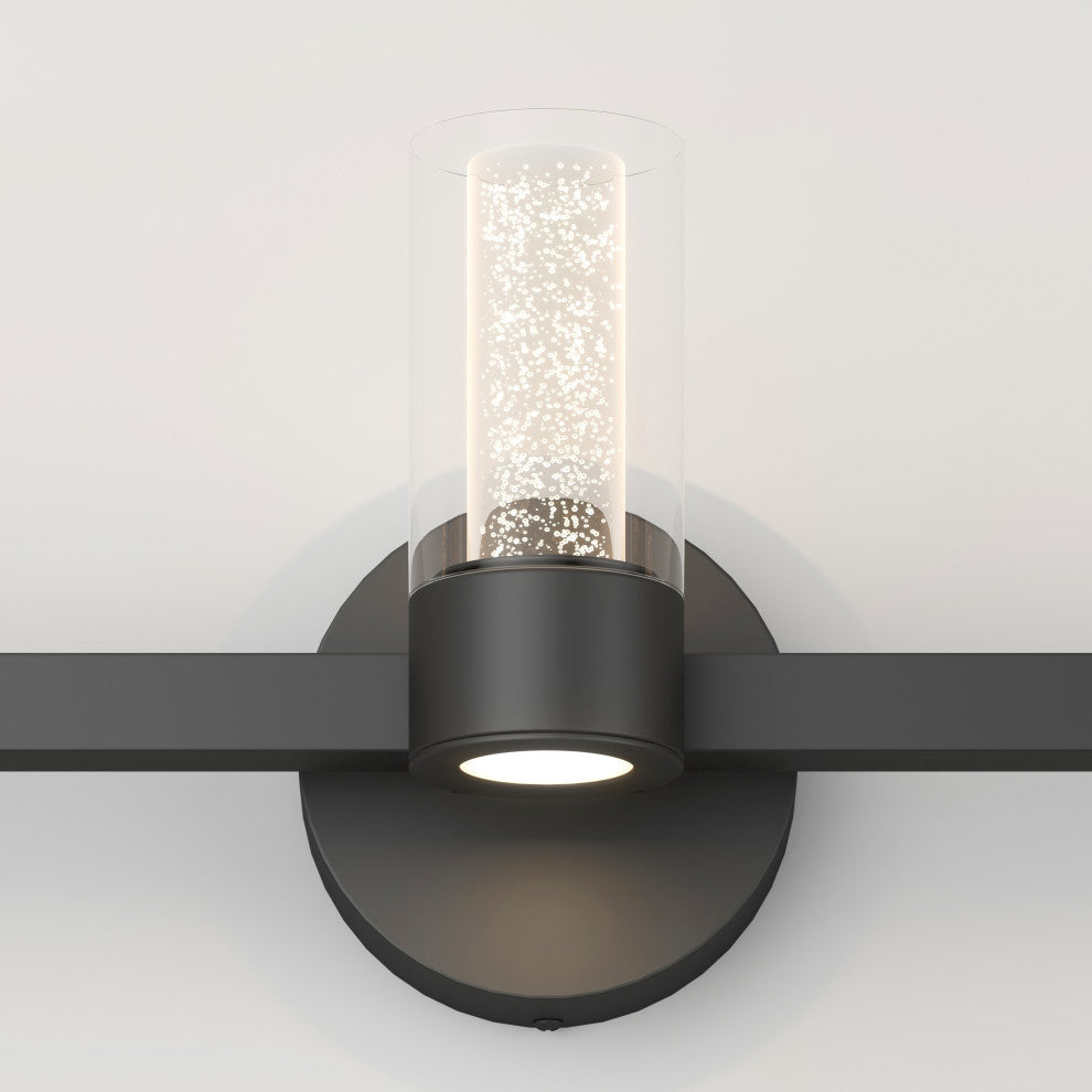 Artika Novello 3-Light Bathroom Vanity Wall Light, Black