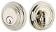 Emtek Single Cylinder Deadbolt Low Profile Rosette Satin Nickel