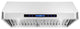 Cosmo Modern Under-Cabinet Range Hood, Touch Screen