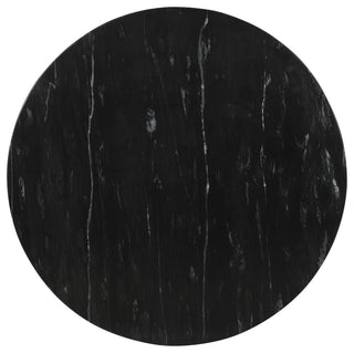 Spherical Coffee Table, Black, Genuine Marble