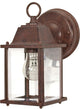 Nuvo 1-Light Incandescent Outdoor Light Fixture, Old Bronze