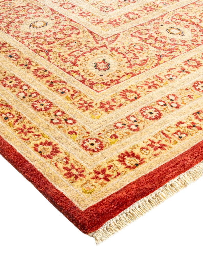 Mogul, One-of-a-Kind Hand-Knotted Area Rug Orange, 9' 3" x 12' 2"
