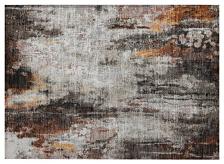 Machine Washable Indoor/Outdoor Chantille ACN1640 Gray 1'8" x 2'6" Rug