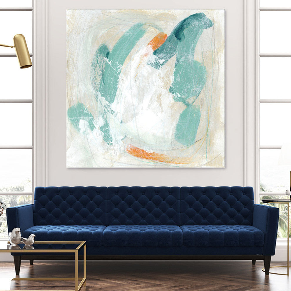 "Tidal Current IV" Fine Art Giant Canvas Print, 54"x54"