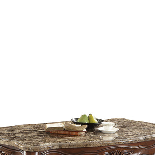 ACME Jardena Coffee Table, Marble and Cherry Oak
