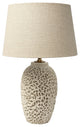 Coastal Beige Faux Coral Table Lamp