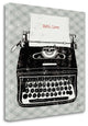 "Vintage Analog Typewriter" By Michael Mullan, Giclee on Gallery Wrap Canvas