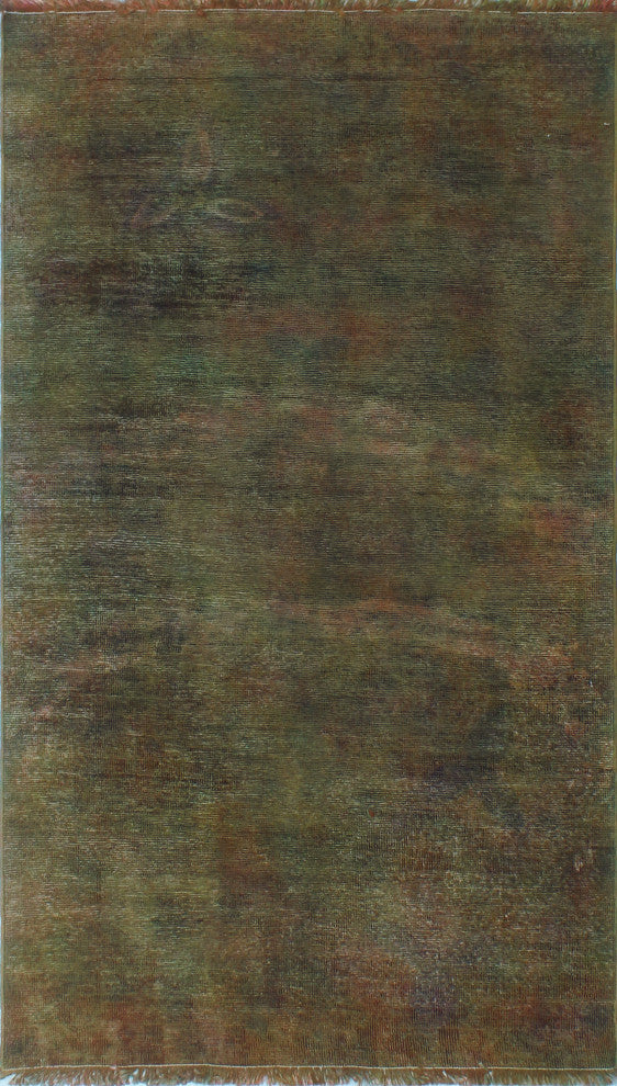 Vintage Distressed Rainbow-dyed Tomas Lt. Brown Runner
