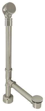 Post Large Kitchen Strainer With InSinkErator Disposal Flange & Stopper, Satin Nickel
