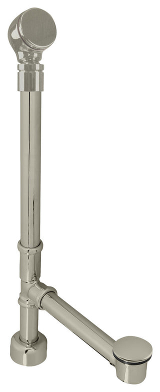 Post Large Kitchen Strainer With InSinkErator Disposal Flange & Stopper, Satin Nickel