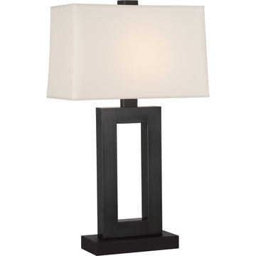 Robert Abbey RA-105XBZ 1-Light Table Lamp, Doughnut